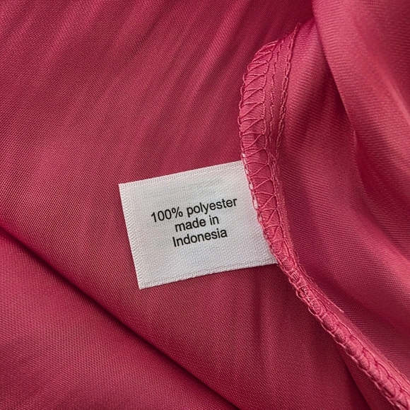 NWT Lane Bryant Silky Pink Midi Dress Flutter Sleeve, Women's Size 18 Plus Size - Picture 6 of 8